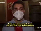 Increpan a un reportero de 'Todo es mentira' mientras cubre las caceroladas contra el PSOE.