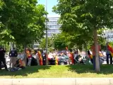 Recoletos recibe a centenares que acuden a la manifestación de Vox