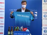 Iván Helguera, presentado como nuevo entrenador de Las Rozas CF.