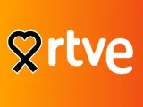 Símbolo de luto por las víctimas del coronavirus de RTVE