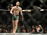 Conor McGregor, tras su combate contra Donald Cerrone en la UFC.