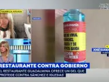 El dueño de un restaurante de Marbella habla en directo en Antena 3 sobre el Gobierno.