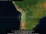 Terremoto en Chile que también ha afectado a Bolivia y Argentina.