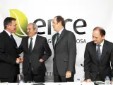 José Luis Blasco, de KPMG, Juan Luis Arregui, Ignacio de Colmenares e Ignacio Casal.