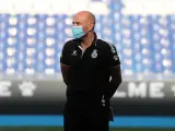 Abelardo, en un entrenamiento