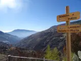 Imagen de senderos en la Alpujarra de Granada