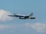 Un caza del Ejército del Aire