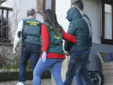 Autor: D.ARIENZA Foto: DAMIAN ARIENZA Llanes, Asturias, 20 febrero 2019, asesinato en llanes registro de la vivienda del presunto cabecilla