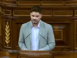 Rufián llama "herederos de la trama de niños robados" a los diputados de Vox