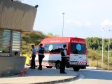 Una ambulancia traslada a Fèlix Millet a la cárcel de Brians 2.