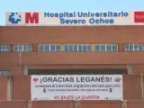 Homenaje de los profesionales del Hospital Severo Ochoa a los vecinos de Leganés