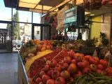 Puesto de frutas y verduras en el Mercado Central