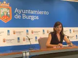 Nuria Barrio, portavoz del equipo de Gobierno local del Ayuntamiento de Burgos.