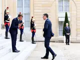 Sánchez se reúne con Macron en el Palacio del Elíseo