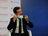 Pablo Casado, en los cursos de verano de El Escorial.