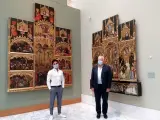 El catedràtic Carlos Reyero (d) deixa la direcció del Museu de Belles arts de València per "motius personals" i serà Pablo González (i) qui assumisca el càrrec a partir del pròxim mes de setembre.