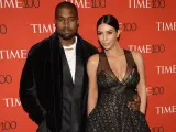 Kanye West y Kim Kardashian, en la la gala de 'las 100 personas m&aacute;s influyentes' de la revista 'Time', en Nueva York (EE UU), en 2015