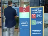 Lidl control aforo.