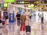 Aeropuerto, Aeropuerto de Palma de Mallorca, coronavirus mascarillas Espa&ntilde;a
