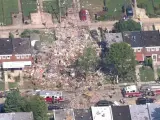Imagen de la explosión en Baltimore