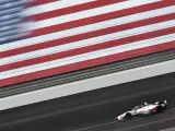 Marco Andretti, en el circuito de Indianápolis
