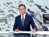 Matías Prats, durante el informativo de fin de semana de Antena 3 Noticias.