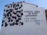 Mural 'Love is love' de Cristina Dejuan.