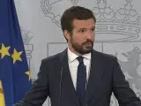 Casado acusa a Sánchez de estar obsesionado con Madrid