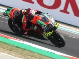 Aleix Espargaró, durante el GP de San Marino