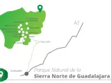 Parque Natural de la Sierra Norte de Guadalajara.