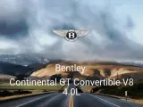 Bentley Continental GT Convertible V8 4.0L