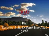 Kia Sorento 3.3L EX Pack Nav AWD 7 Pas