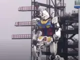 No es el primer robot gigante que fabrica Japón, pero si parece que va a ser uno de los más sorprendentes. Las últimas imágenes de esta obra de inteligencia artificial muestra al robot, de 20 metros de altura y 25 toneladas de peso, dando sus primeros pasos, levantando las manos y poniéndose de rodillas. Toda una hazaña para esta máquina gigante inspirada en la serie ochentera Gundam, y basado a su vez en el legendario robot japonés Mazinger Z.