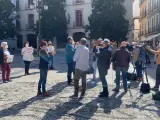 Concentración por 'crisis alimentaria' en Granada