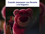 Lotso, el oso que se solidarizó con Rosito.