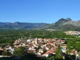 Vista de Benimeli, en la comarca alicantina de la Marina Alta.