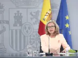 La vicepresidenta de Asuntos Económicos, Nadia Calviño.