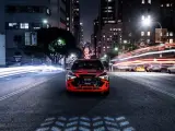 El Audi e-tron Sportback con los faros Digital Matrix LED.