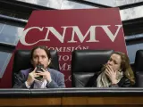 Pablo Iglesias y Nadia Calvi&ntilde;o velan armas de cara a la pr&oacute;xima renovaci&oacute;n de la CNMV