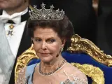 La reina Silvia de Suecia, en diciembre de 2019.