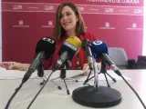 La concejala socialista Carmen Campos en el Ayuntamiento de Córdoba.