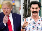 Donald Trump critica 'Borat 2', y Sacha Baron Cohen responde