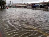 El término municipal de Xàbia (Alicante) acumula 200 l/m2 en las últimas 24 debido al temporal que asola la Comunitat Valenciana
