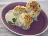 Coliflor gratinada al horno con bechamel.