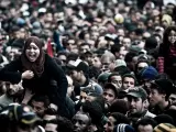 Una manifestación durante la Primavera Árabe.