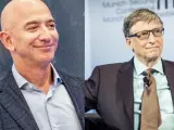 Jeff Bezos y Bill Gates.