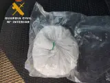 Cocaína aprehendida en Hellín.