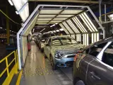 Proceso de fabricación del nuevo Citroën C4 en la planta del Grupo PSA en Villaverde, Madrid.