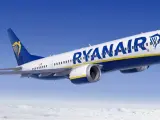 Imagen de archivo de un avi&oacute;n de Ryanair.