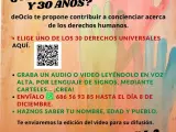 La Fundación para la Promoción de la Juventud de Monegros prepara un vídeo colaborativo sobre derechos humanos
